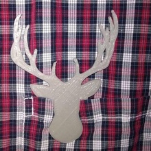 deerhead - clip fashion & accessories 3d print model - Mito3D