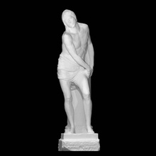 lapide raffigurante uomo legato scansione Morte fullbody 3d print model - Mito3D