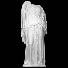 mármore estátua Eirene personificação Paz Varredura deusa romano escultura figurativo fragmento 3d print model - Mito3D