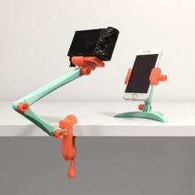 modular montaje artilugio electrónica iphone montar teléfono trípode gopro mokacam 3d print model - Mito3D