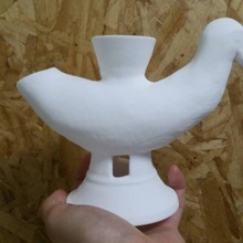 duck shaped vessel scan artifact culture museum heritage korea korean 3dupndown 3d print model - Mito3D