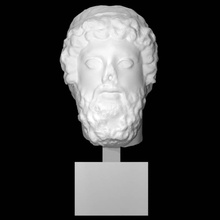 cabeça divindade Zeus Esculápio Varredura homem retrato 3d print model - Mito3D