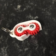 fidget gear keyring mini fashion & accessories gears keychain toy 3d print model - Mito3D