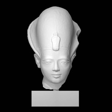 head king amenmesse scan man portrait 3d print model - Mito3D