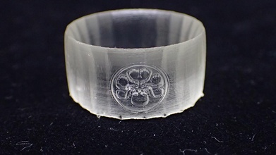 hydra ring jewellery 3d print model - Mito3D