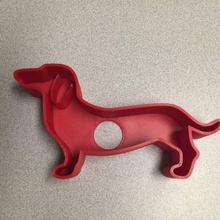 dachshund cookie cutter & garden christmas dog kitchen cookiecutter 3d print model - Mito3D