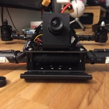 20 degree fpv camera mount gadgets & electronics quadcopter quanum hobbyking 3d print model - Mito3D