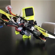 lipo protector 30 degree gadgets & electronics fpv drone quadcopter battery quad holder 3d print model - Mito3D