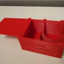 caja cah toys & games box cardsagainsthumanity juegos 3d print model - Mito3D