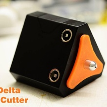 flux delta - vinyl cutter & garden sticker fluxdelta 3d print model - Mito3D