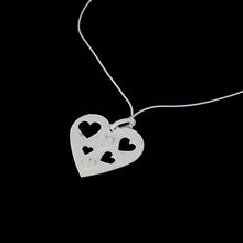 heart pendant jewellery fashion keychain necklace valentine 3d print model - Mito3D