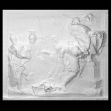 curiazi burial relief scan death 3d print model - Mito3D