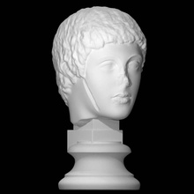 cabeza Dañoso escanear busto hombre 3d print model - Mito3D