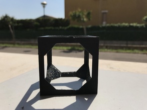 hollow cube education 3d print model - Mito3D