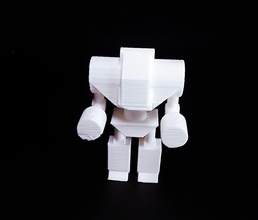 mech modelo número 3 juguetes juegos 3d print model - Mito3D