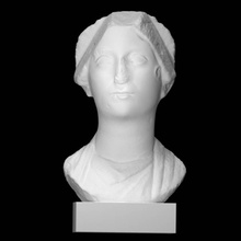 female portrait - herma scan woman 3d print model - Mito3D