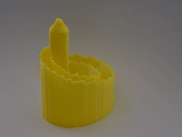 logarithmic spiral castle education math stem steam tvy buildacastle 3D print model - Mito3D