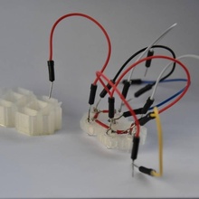 7 segmento monitor artilugio electrónica LED leds segmentos 3d print model - Mito3D