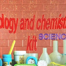 Chemie Biologie Kit Bildung Wissenschaft Stengel Dampf Virus Schule Mitte tvy Biochemie Bakterien 3d print model - Mito3D