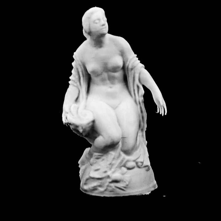 statue musée d'art cleveland numérisation 3D print model - Mito3D