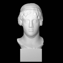 tête Apollon disant omphalos analyse homme portrait 3d print model - Mito3D