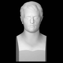 bust napoleon scan sculpture marble chaudet 3d print model - Mito3D