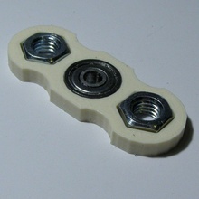 small bi-hex fidget spinner toys & games 3d print model - Mito3D