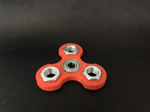 small tri-hex fidget spinner toys & games 3d print model - Mito3D