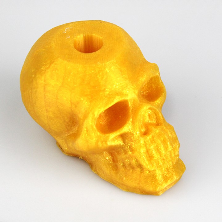vampiric Kerze Halter Garten Schädel Vampir Kerzenhalter 3D print model - Mito3D