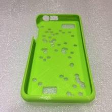 fairphone case 3 random holes cutout gadgets & electronics phone technology 3d print model - Mito3D