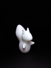 squirrel & garden animal sculpture 3d print model - Mito3D