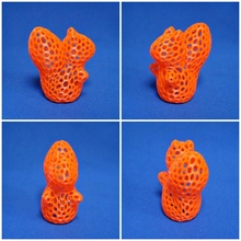 squirrel - voronoi-style & garden sculpture voronoi 3d print model - Mito3D