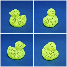 rubber duck - voronoi style & garden rubberduck 3d print model - Mito3D