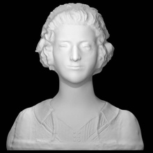 field scan woman halfbody 3d print model - Mito3D