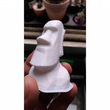 Lowpoly Moai Remix Garten Kunst niedriges Polygon 3d print model - Mito3D