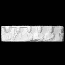 funerario alivio cifras escanear escultura muerte funeral 3d print model - Mito3D
