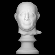 male portrait republican age scan head sculpture marble 3d print model - Mito3D