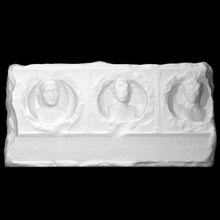 funéraire soulagement Bennii famille analyse sculpture marbre 3d print model - Mito3D