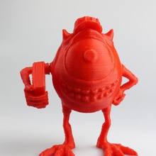 mike wazowski canavarlar Üniversitesi sanat hayranı çizgi film yaratık heykeltraşlık pixar disney michael fullmodel 3dobject monsteracademy monstersinc mikewazowski monstersuniversity 3d print model - Mito3D