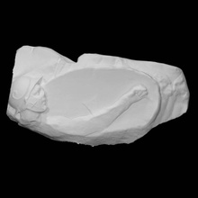 relief fallen warrior scan monument fragment funerary 3d print model - Mito3D