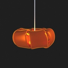 Stier Spiral Lampenschirm Garten Lampe 3d print model - Mito3D