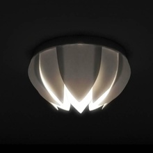 lotus ceiling lamp based cheap ikea mount lock & garden lampshade hack 3d print model - Mito3D