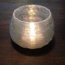 twisted vases tealight holder & garden vase spiral flower tea light 3d print model - Mito3D