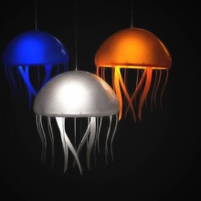 jellyfish lamps attachable tentacles & garden lamp 3d print model - Mito3D