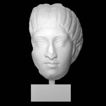female portrait scan bust woman 3d print model - Mito3D