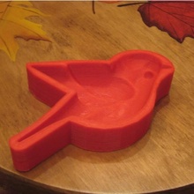 cioccolato uccello muffa giocattoli Giochi cibo dolce 3d print model - Mito3D