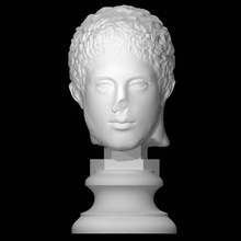 head diomedes scan god man portrait 3d print model - Mito3D