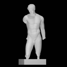 Statue Diskusträger Scan Zahl Schule discobolo Diskus Träger Polycletan Naukydes 3d print model - Mito3D