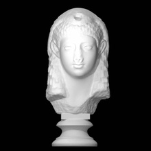head isis scan portrait woman 3d print model - Mito3D