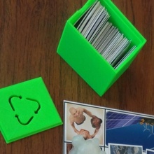 card holder save planet board game games cardholder boardgames savetheplanet 3d print model - Mito3D
